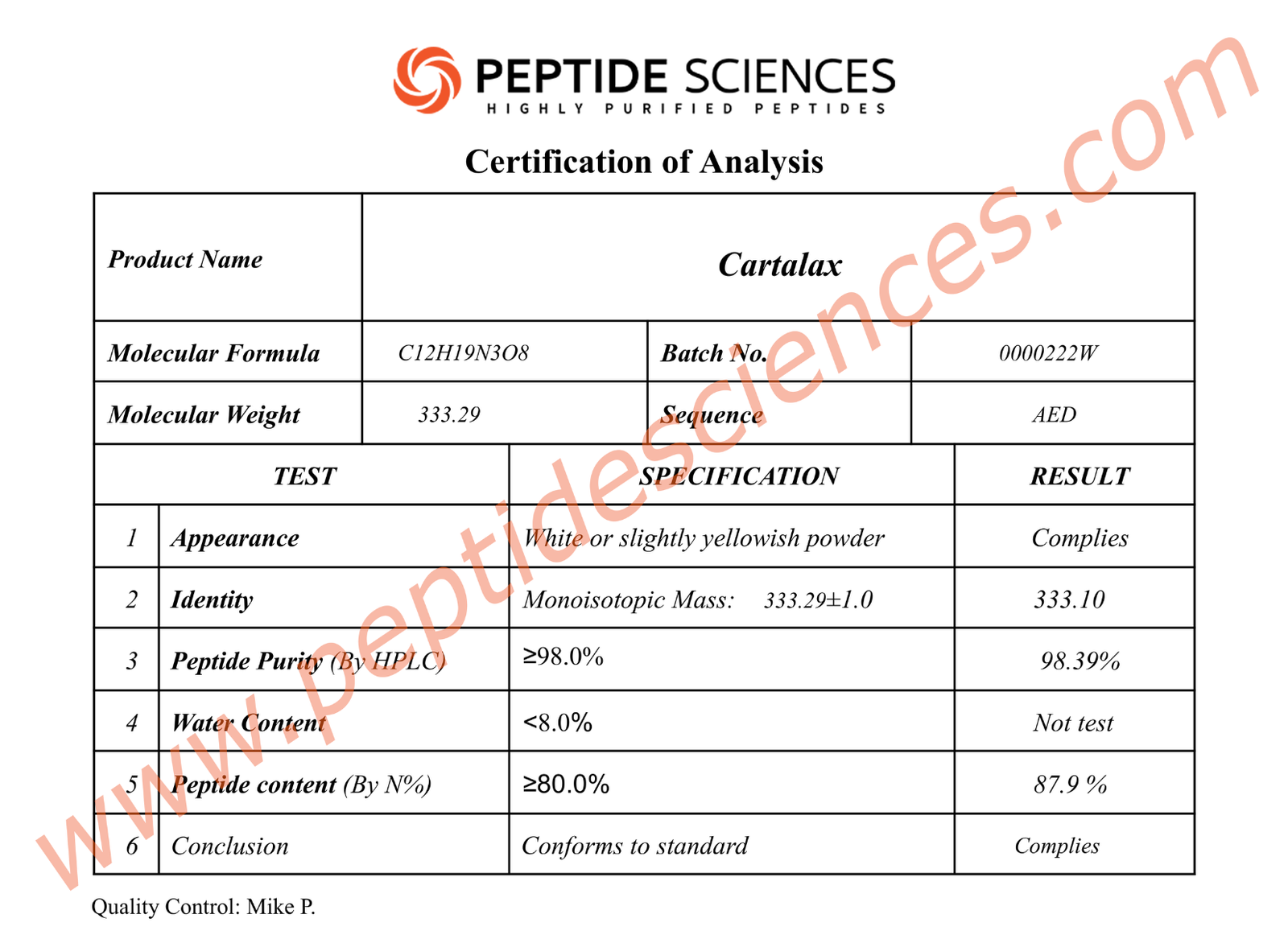 Cartalax 20mg (Bioregulator) - Image 2