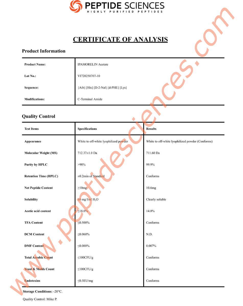 Ipamorelin 10mg - Image 2