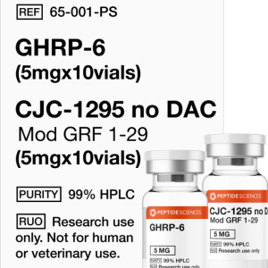 GHRP-6 (5mg x 10), CJC-1295 no DAC (5mg x 10)